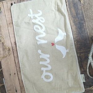Our Nest Pillow Cover Love Birds